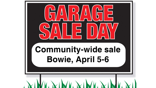 Community wide Garage Sales This Weekend Bowie News