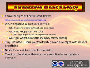 excessive heat safety