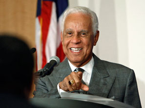 Douglas Wilder, first elected African American state governor.