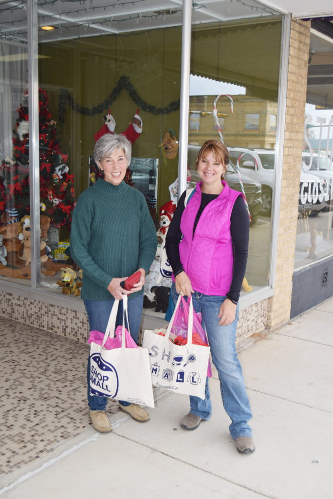 CaraLea Willoughby and Davina Long were enjoying an afternoon of shopping. 