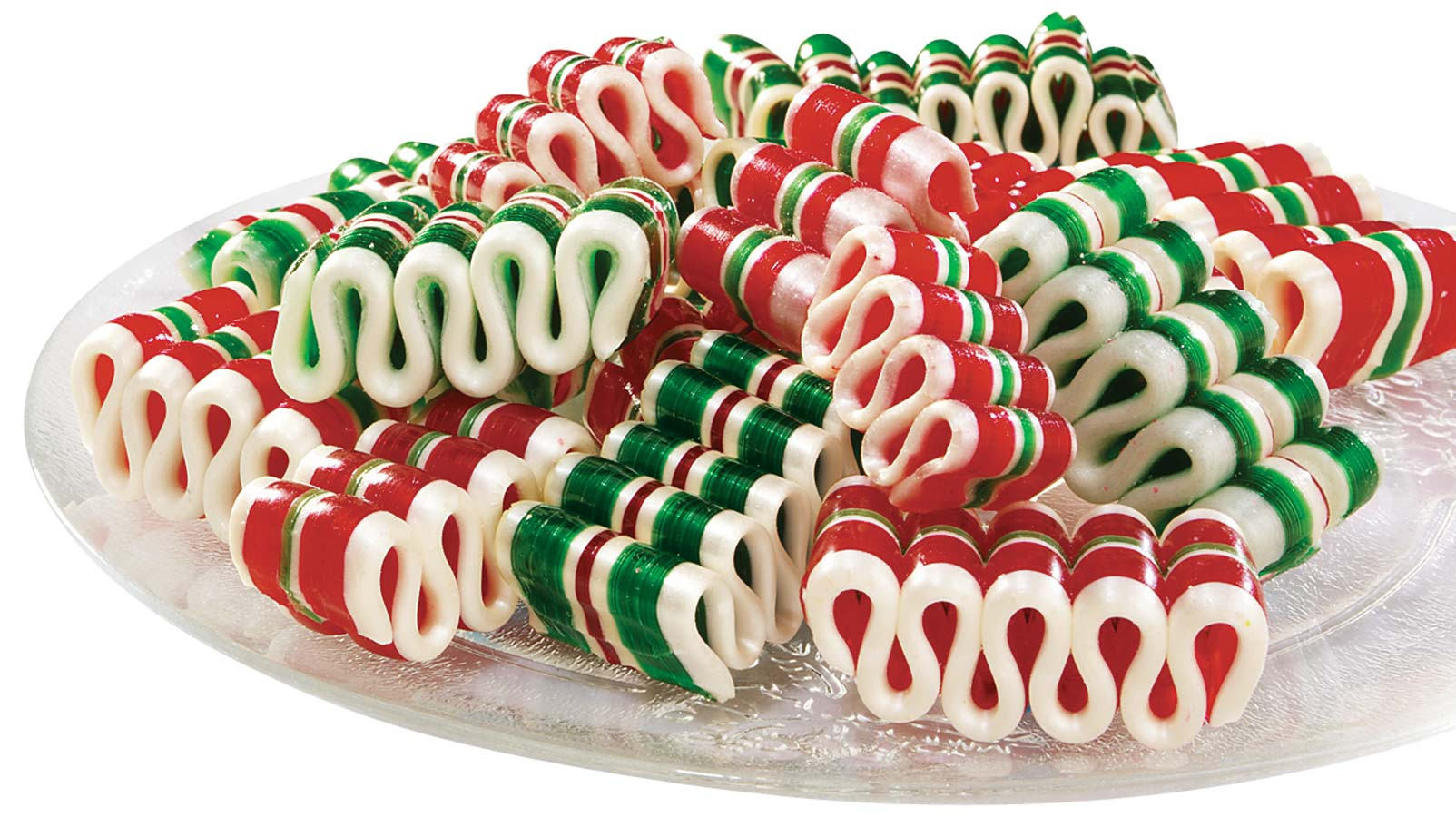 Parchment Texture Sheets - Christmas Candy Canes Greenery
