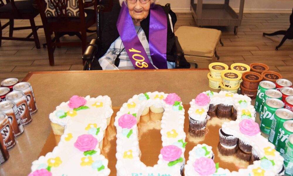 Bowie icon Jean Angove celebrates her 103rd birthday with a party – Bowie News